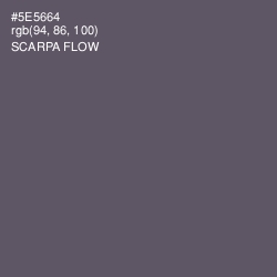 #5E5664 - Scarpa Flow Color Image